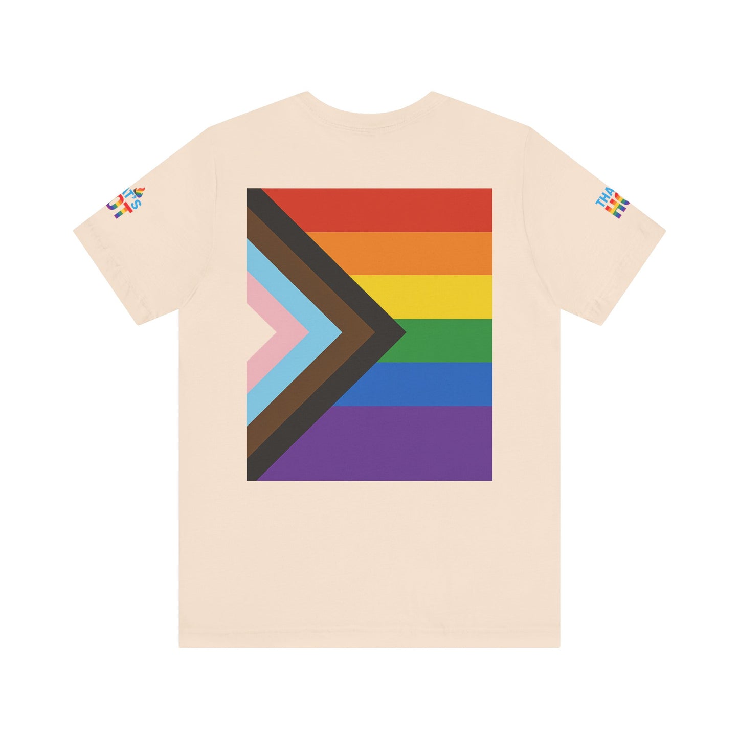 Pride Rainbow Tee, Unisex Short Sleeve Shirt, LGBTQ+ Apparel, Comfortable Summer Top, Celebratory Outfit, Gift for Allies