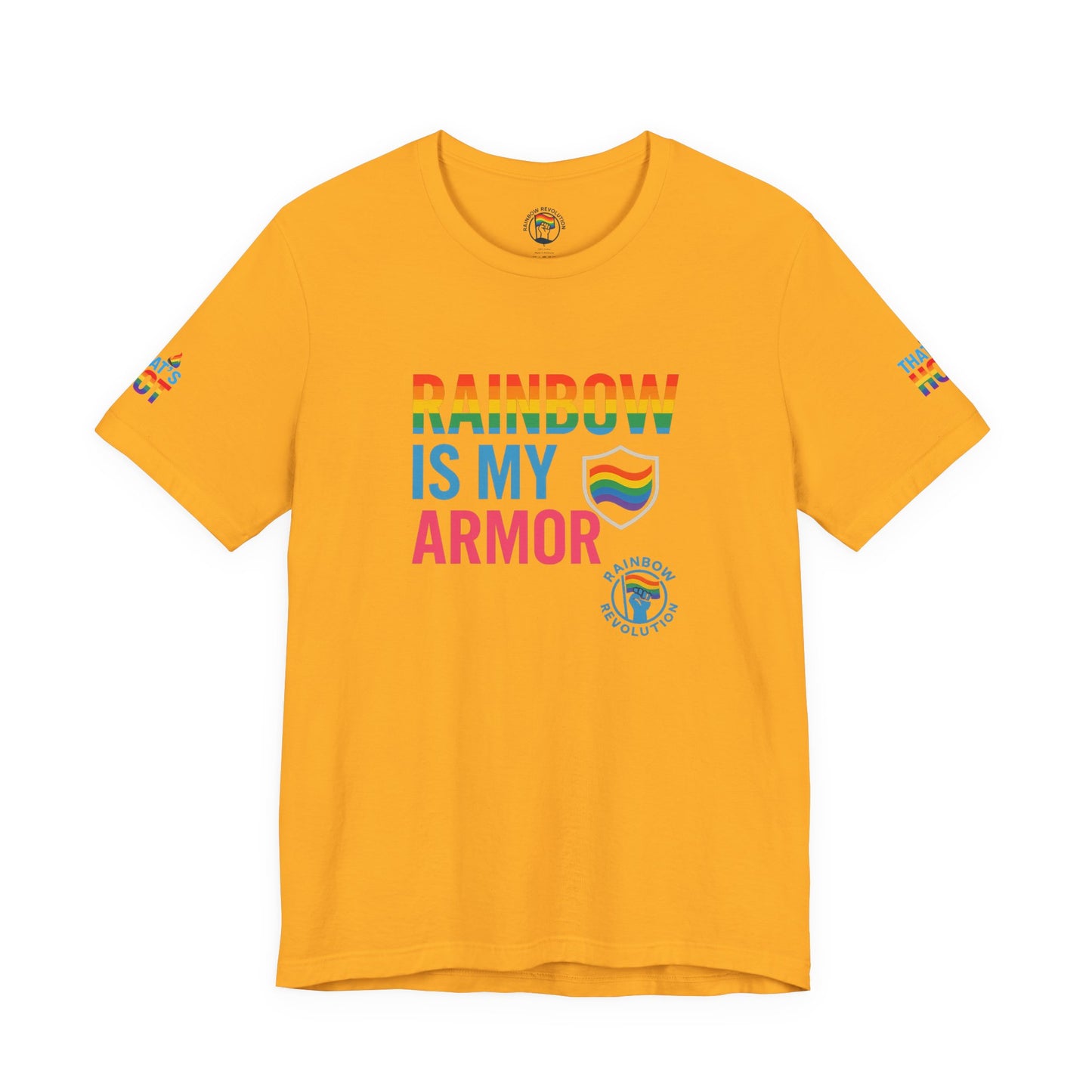 Pride Rainbow Tee, Unisex Short Sleeve Shirt, LGBTQ+ Apparel, Comfortable Summer Top, Celebratory Outfit, Gift for Allies