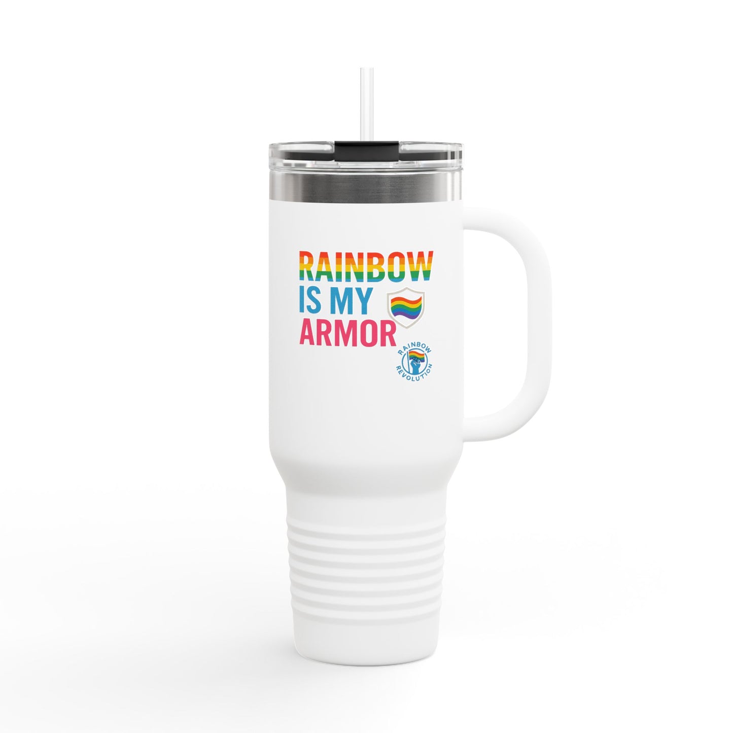Vibrant Insulated Travel Mug, 40oz | Perfect for LGBTQ+ Pride Celebrations, Everyday Hydration, Gifts for Friends, Outdoor Adventures, [...]