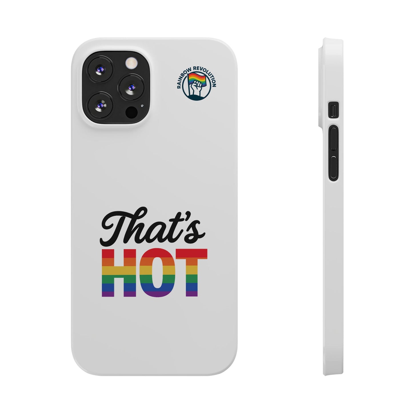 Rainbow Pride Slim Phone Cases | LGBTQ+ Accessories, Gifts for Friends, Trendy Phone Cover, Summer Vibes