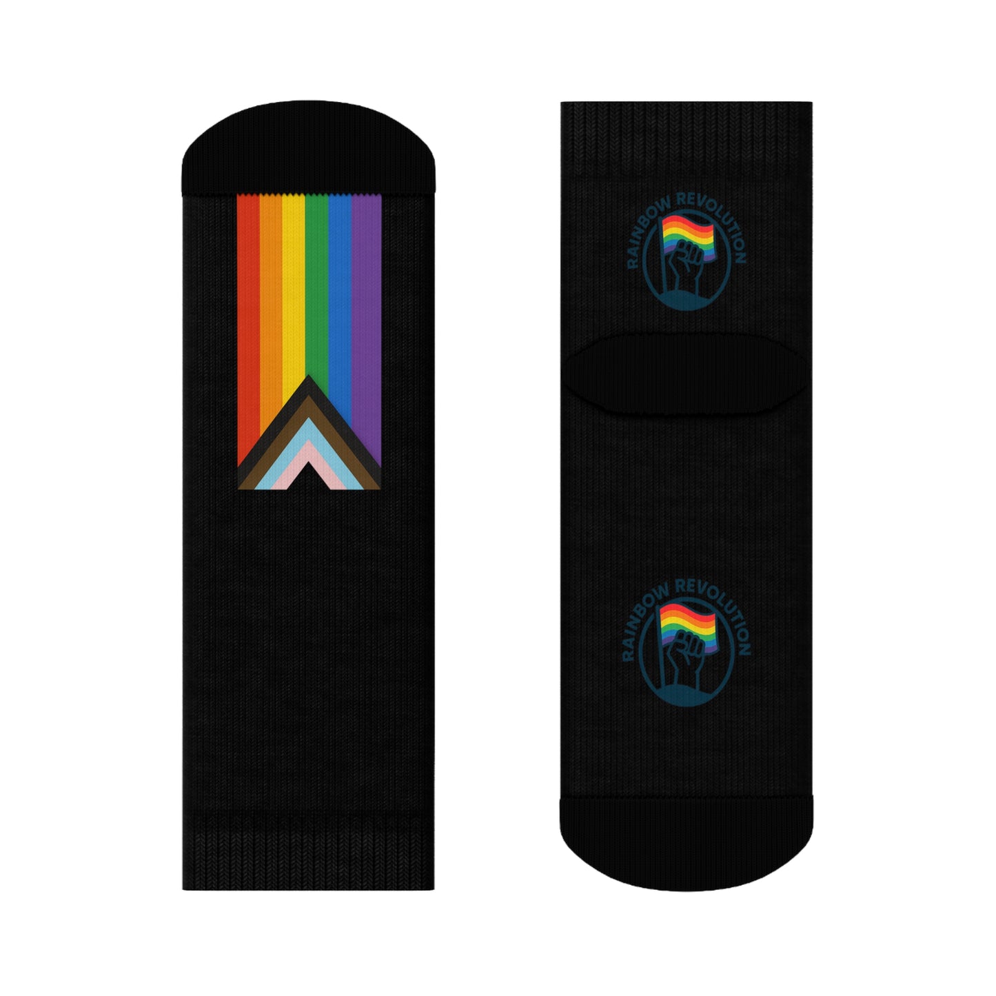Pride-Themed Crew Socks, Colorful Rainbow Socks for Festivals, LGBTQ+ Gifts, Pride Month Essentials, Fun Everyday Wear