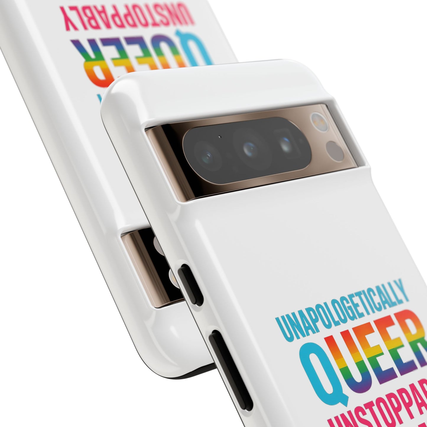 Pride Phone Case - Unapologetically Queer, LGBTQ+ Accessory, Colorful Phone Cover, Rainbow Gift, Queer Pride