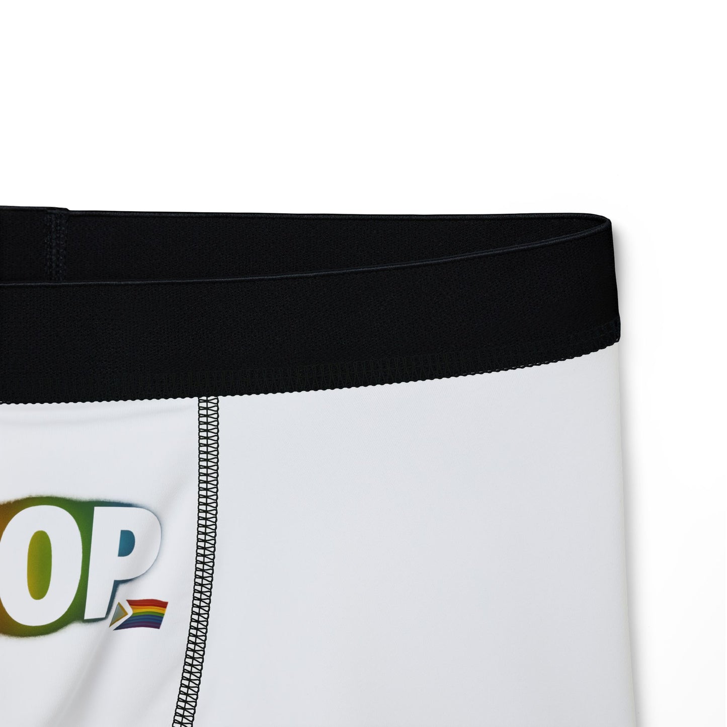 Playful Men's Boxers, Funny Underwear, Gift for Him, Pride Boxers, LGBTQ+ Celebration Wear, Novelty Mesh Shorts
