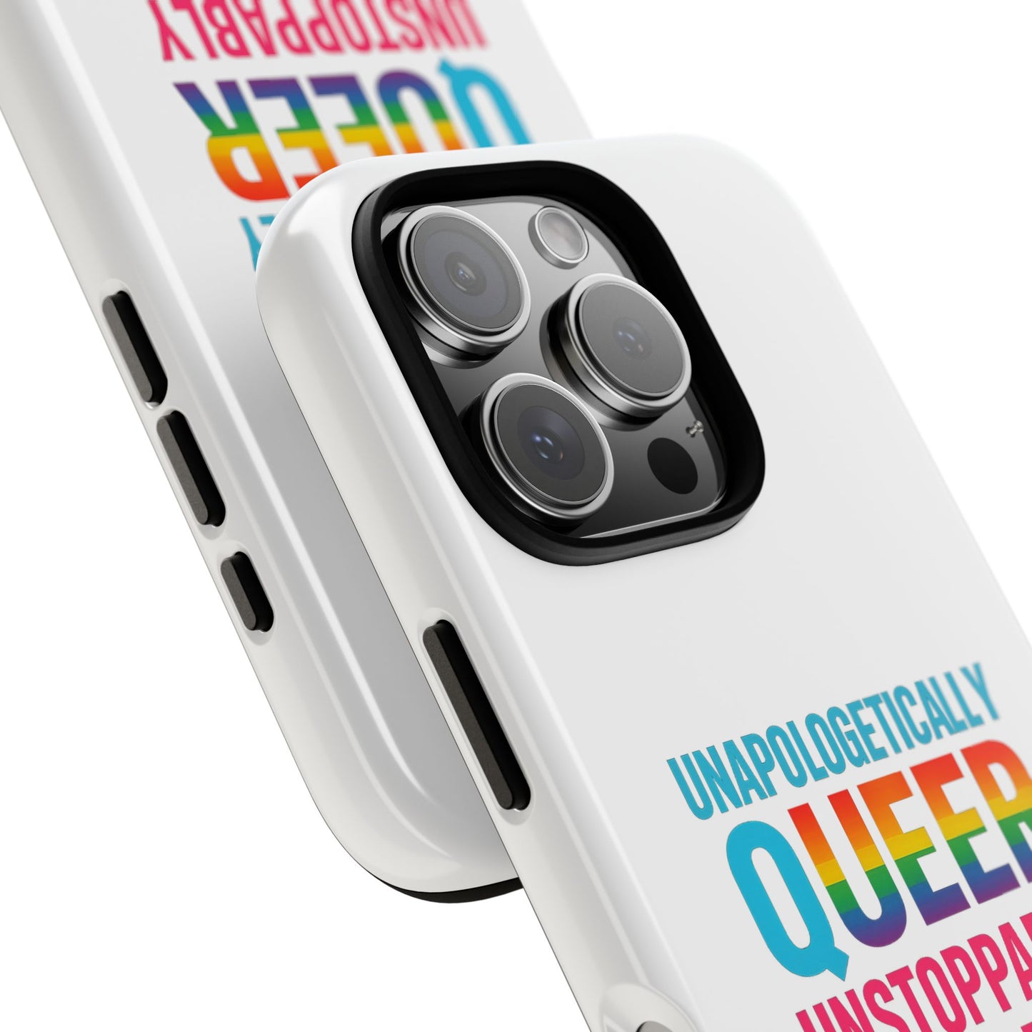 Pride Phone Case - Unapologetically Queer, LGBTQ+ Accessory, Colorful Phone Cover, Rainbow Gift, Queer Pride