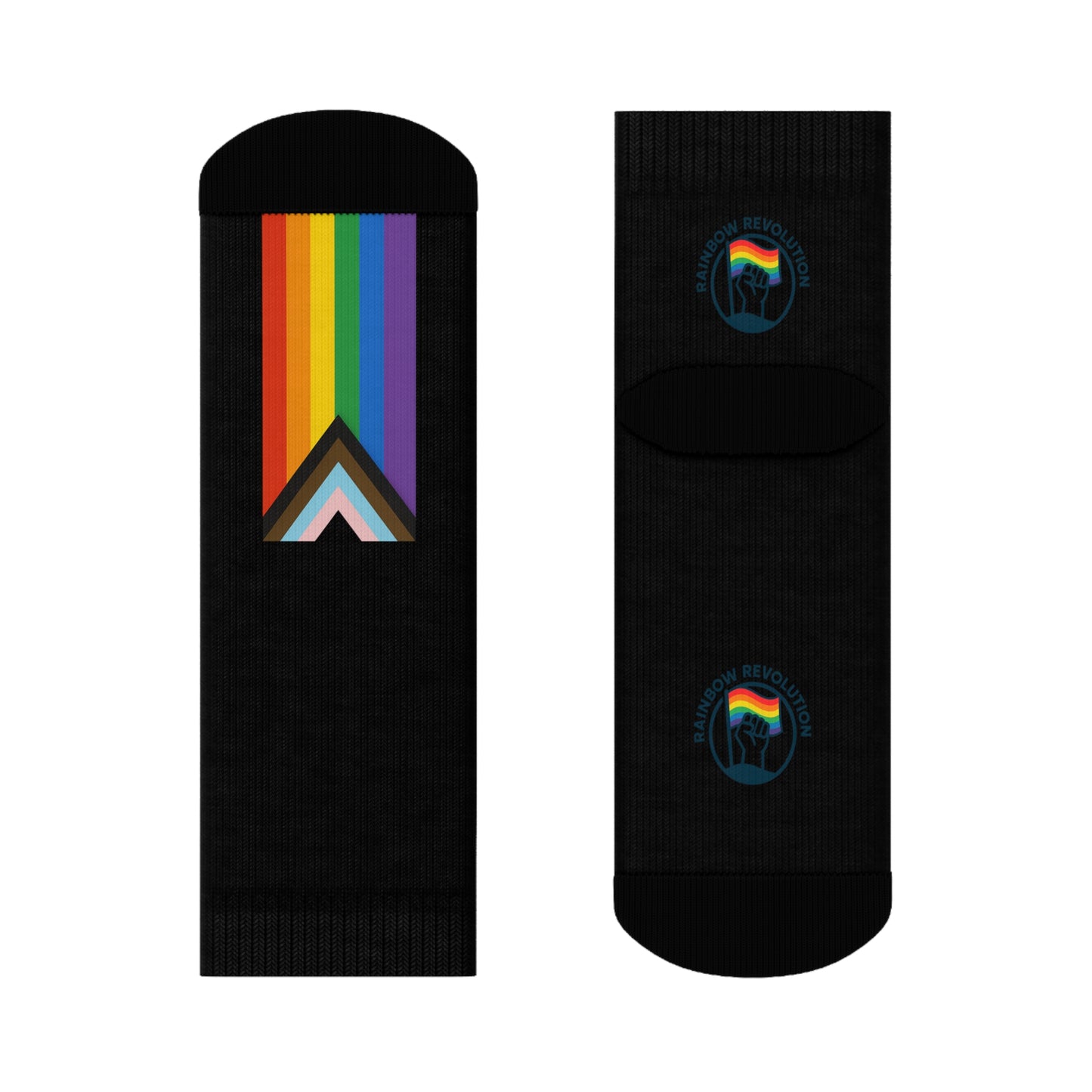 Pride-Themed Crew Socks, Colorful Rainbow Socks for Festivals, LGBTQ+ Gifts, Pride Month Essentials, Fun Everyday Wear
