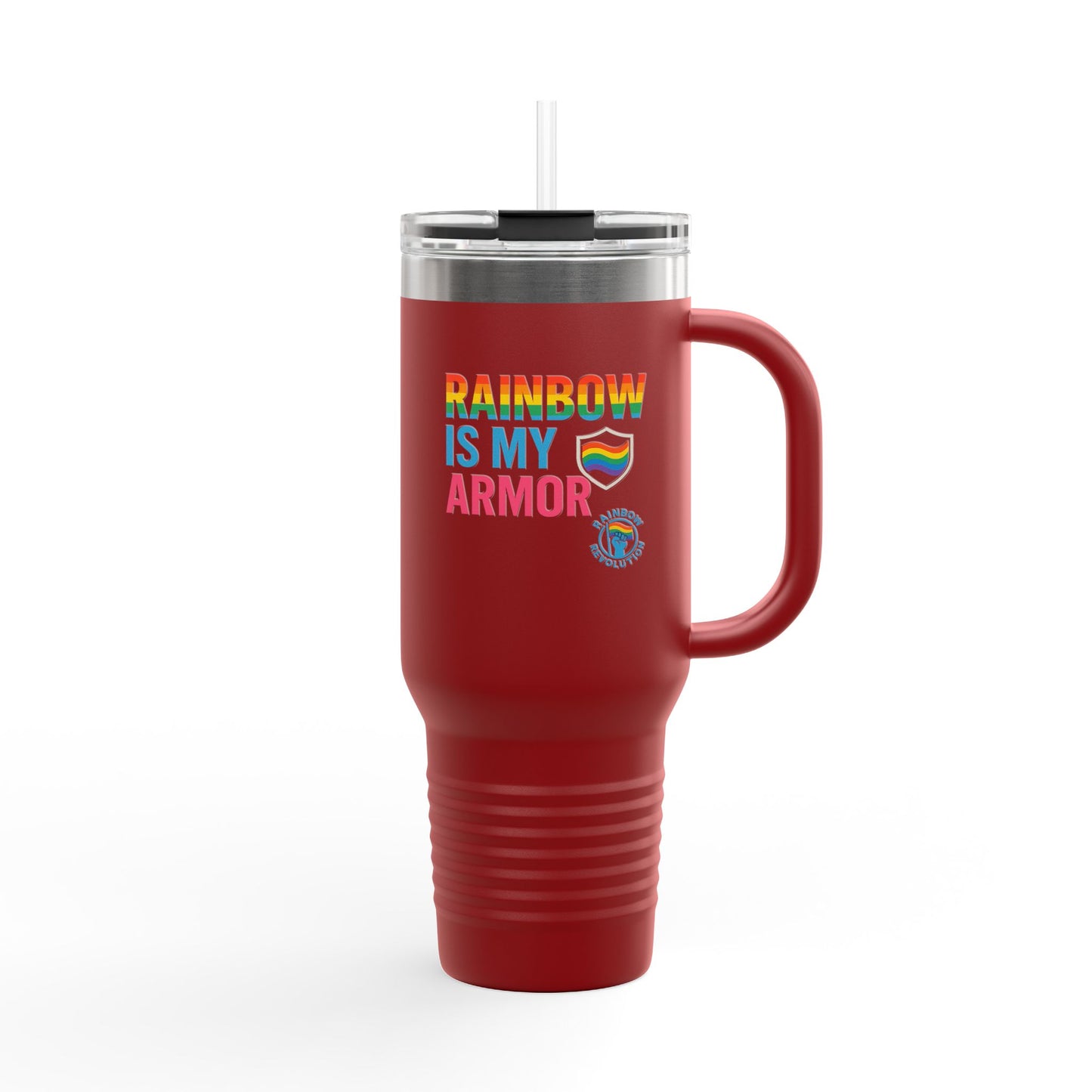 Vibrant Insulated Travel Mug, 40oz | Perfect for LGBTQ+ Pride Celebrations, Everyday Hydration, Gifts for Friends, Outdoor Adventures, [...]