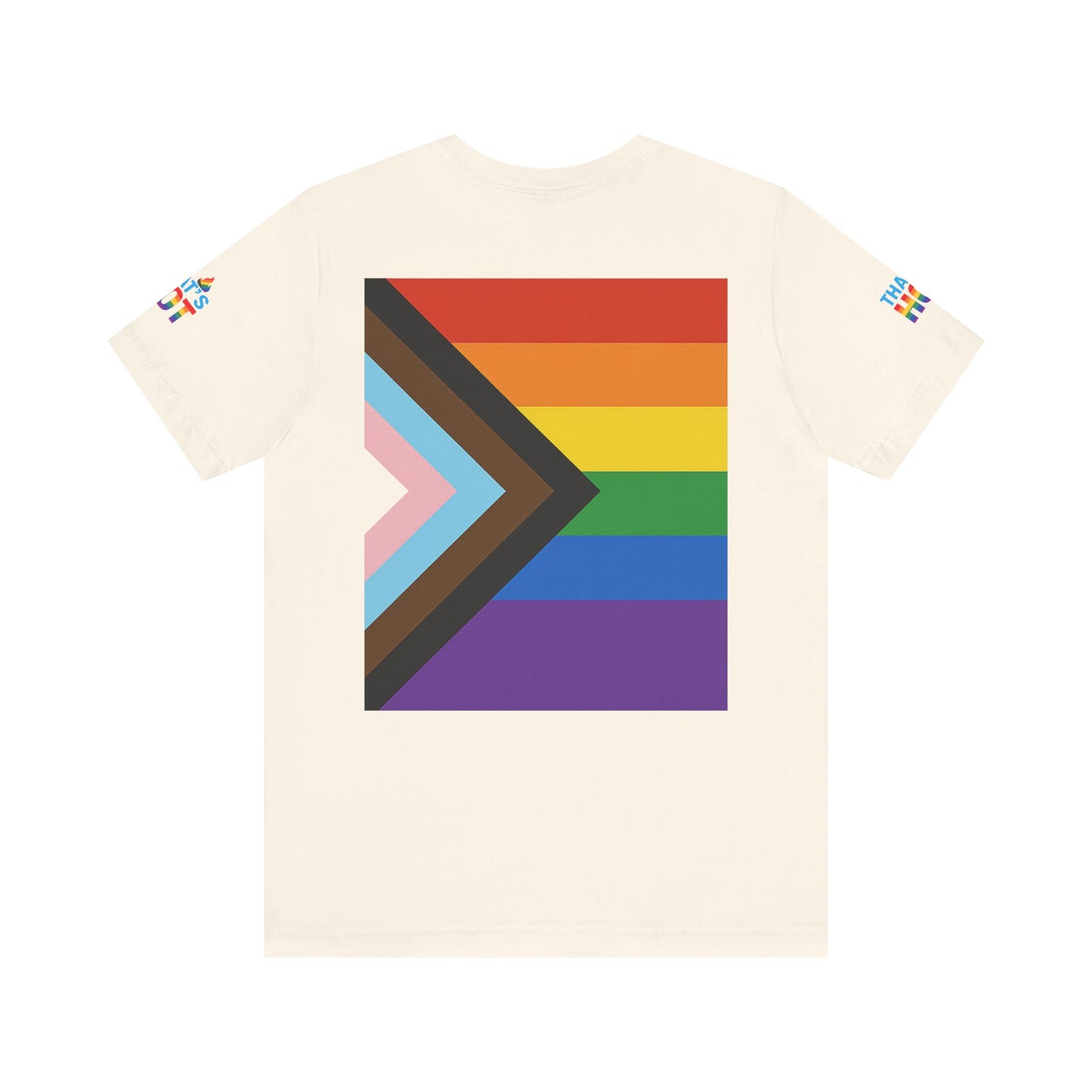 Pride Rainbow Tee, Unisex Short Sleeve Shirt, LGBTQ+ Apparel, Comfortable Summer Top, Celebratory Outfit, Gift for Allies