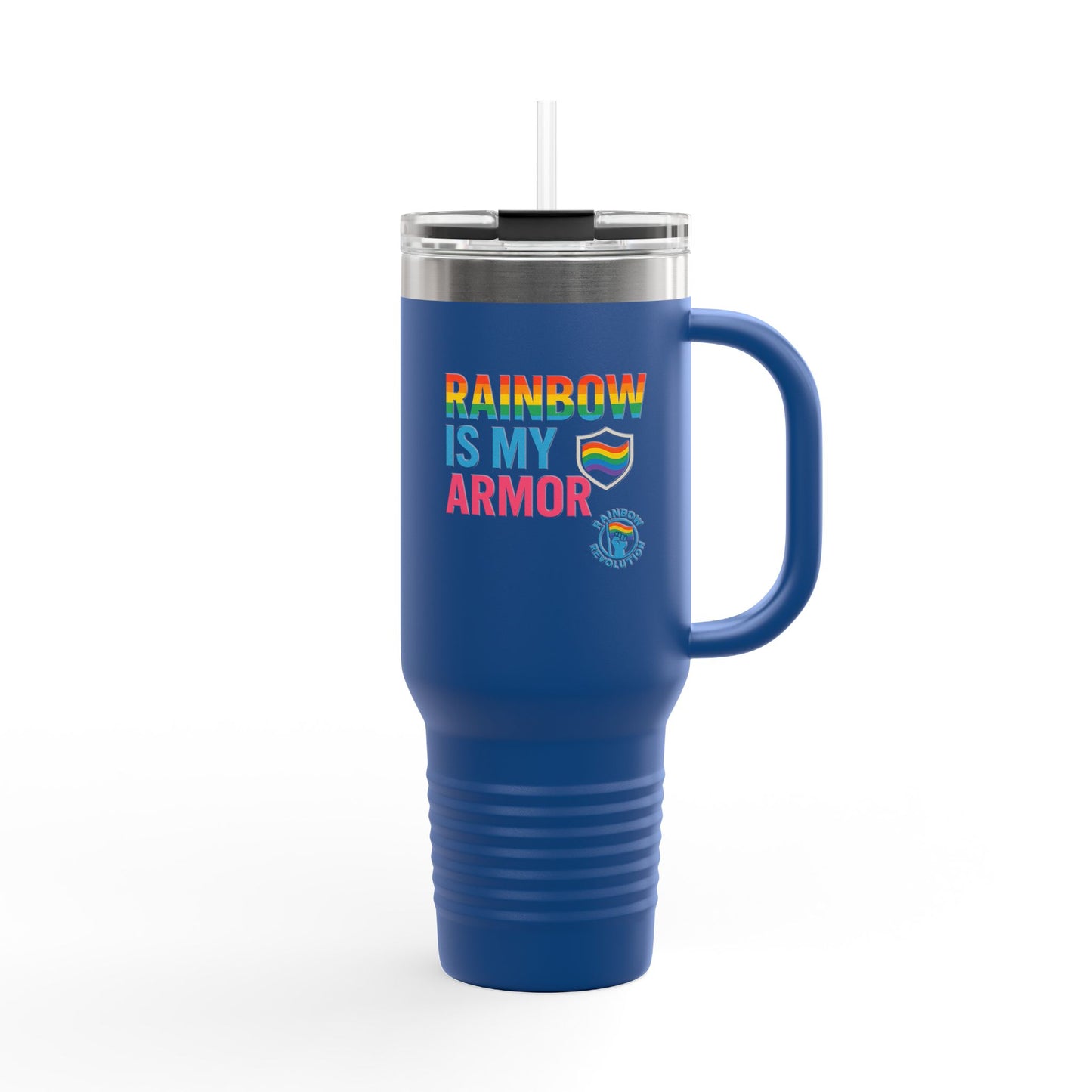 Vibrant Insulated Travel Mug, 40oz | Perfect for LGBTQ+ Pride Celebrations, Everyday Hydration, Gifts for Friends, Outdoor Adventures, [...]