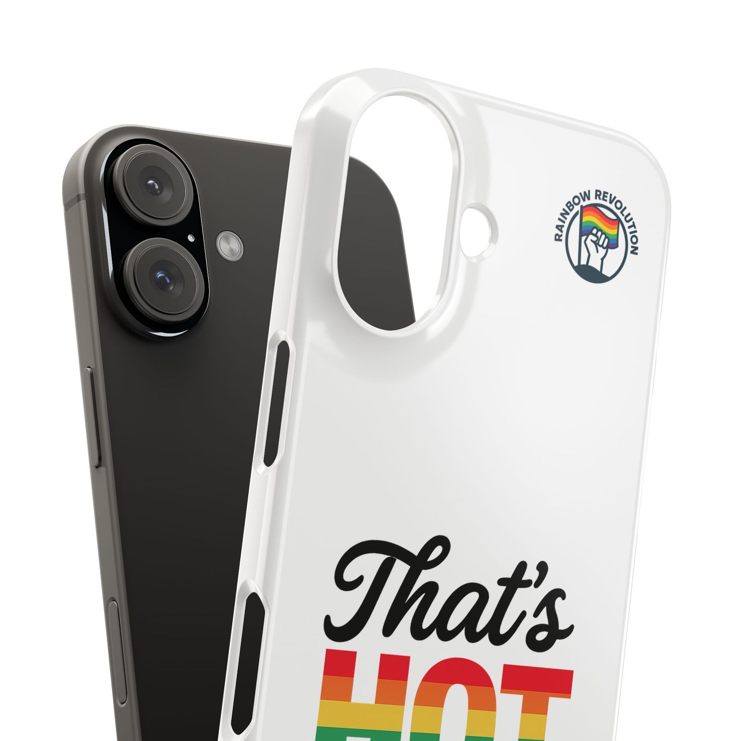 Rainbow Pride Slim Phone Cases | LGBTQ+ Accessories, Gifts for Friends, Trendy Phone Cover, Summer Vibes