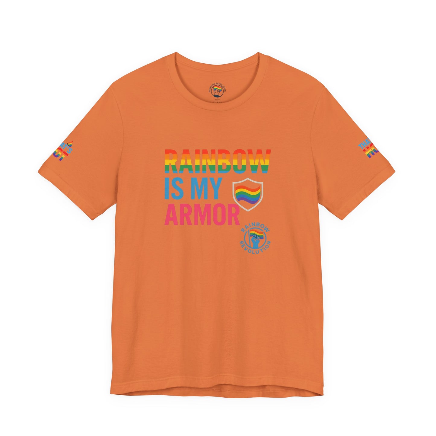 Pride Rainbow Tee, Unisex Short Sleeve Shirt, LGBTQ+ Apparel, Comfortable Summer Top, Celebratory Outfit, Gift for Allies