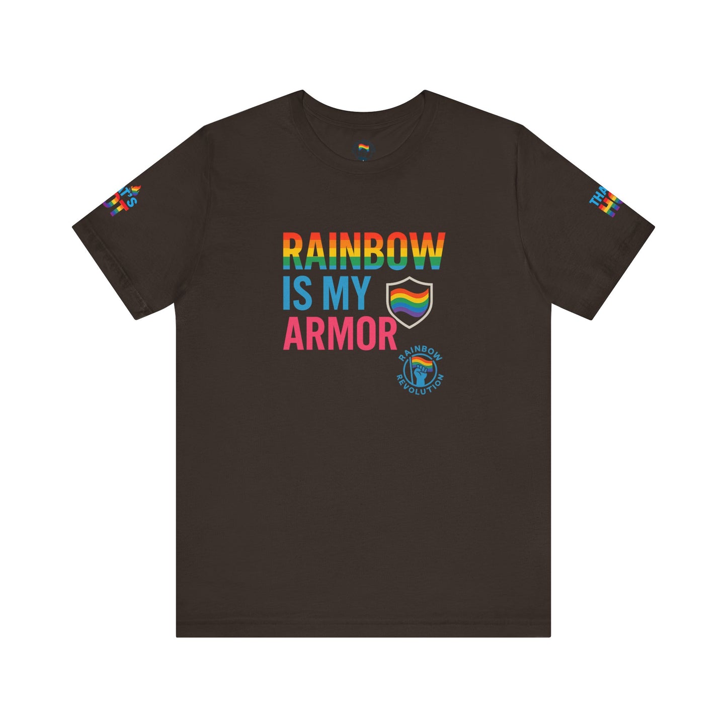Pride Rainbow Tee, Unisex Short Sleeve Shirt, LGBTQ+ Apparel, Comfortable Summer Top, Celebratory Outfit, Gift for Allies