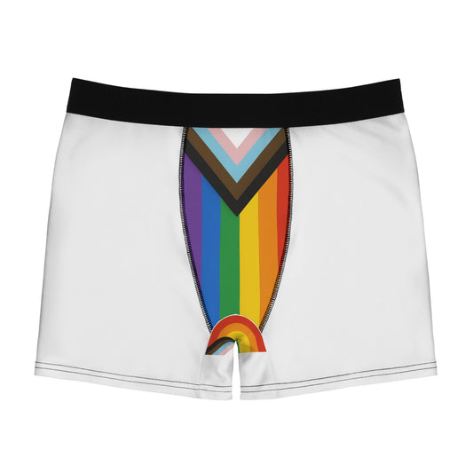 Rainbow Pride Boxer Briefs | LGBTQ+ Celebration Underwear, Gift for Pride Month, Colorful Men's Undergarments, Fun AOP Design, [...]