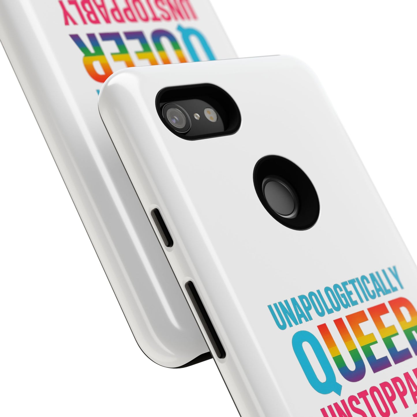 Pride Phone Case - Unapologetically Queer, LGBTQ+ Accessory, Colorful Phone Cover, Rainbow Gift, Queer Pride