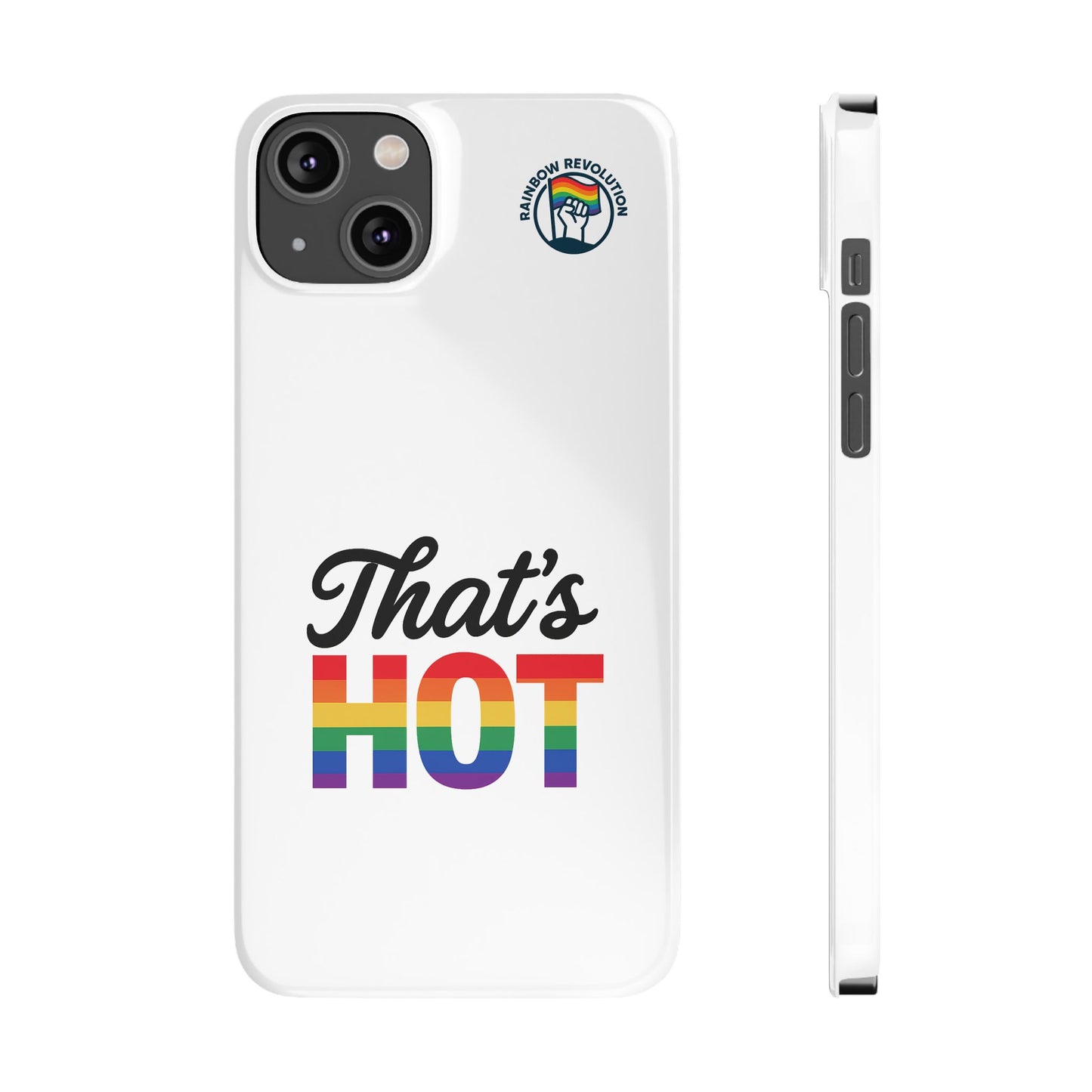 Rainbow Pride Slim Phone Cases | LGBTQ+ Accessories, Gifts for Friends, Trendy Phone Cover, Summer Vibes