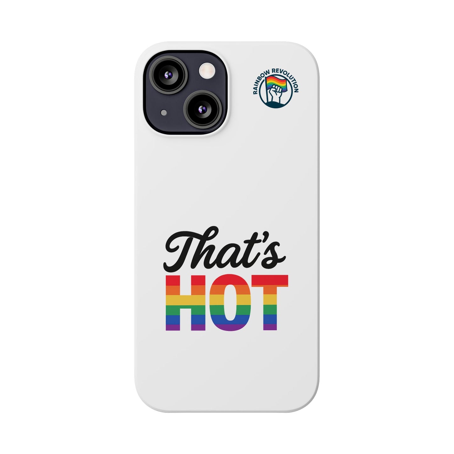 Rainbow Pride Slim Phone Cases | LGBTQ+ Accessories, Gifts for Friends, Trendy Phone Cover, Summer Vibes