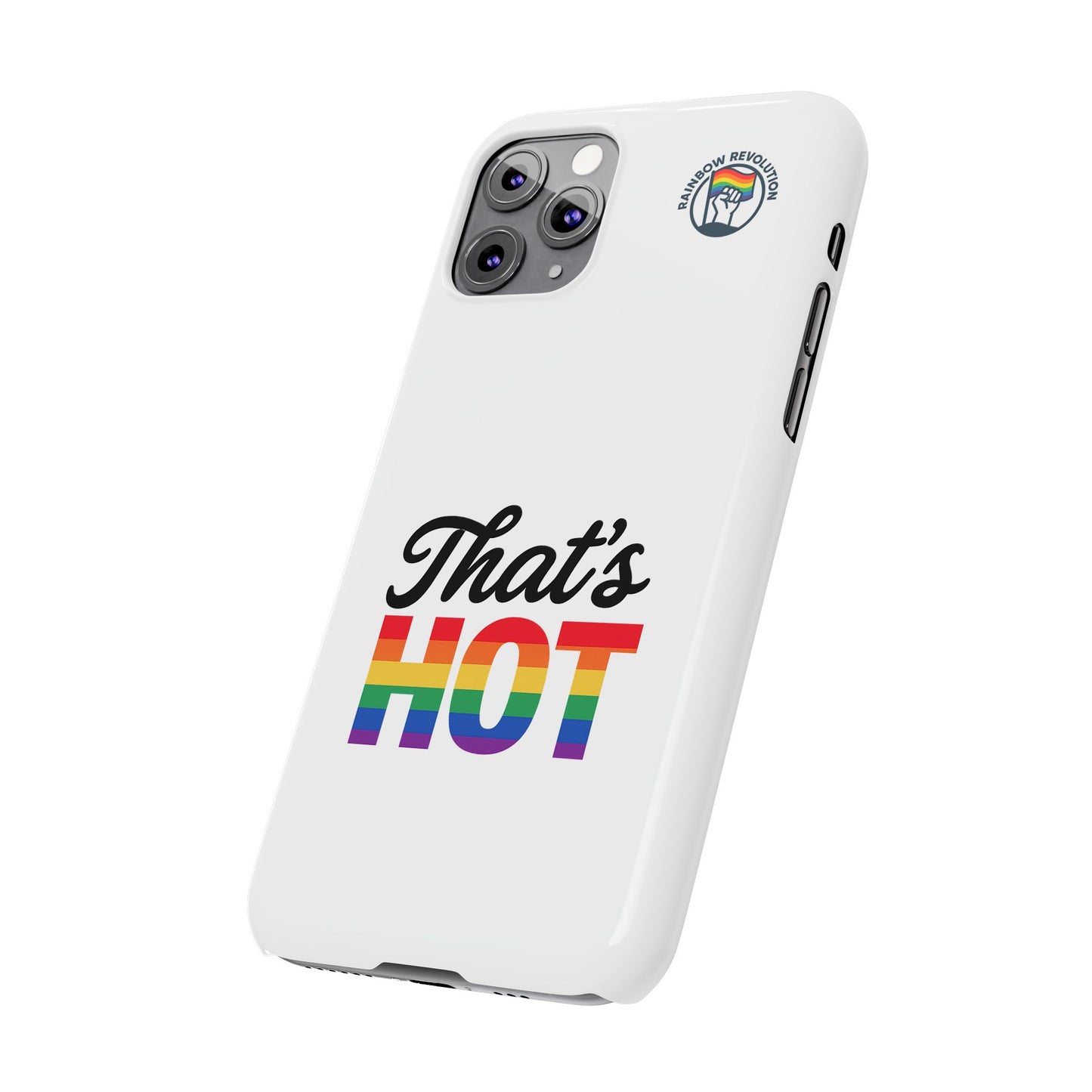 Rainbow Pride Slim Phone Cases | LGBTQ+ Accessories, Gifts for Friends, Trendy Phone Cover, Summer Vibes