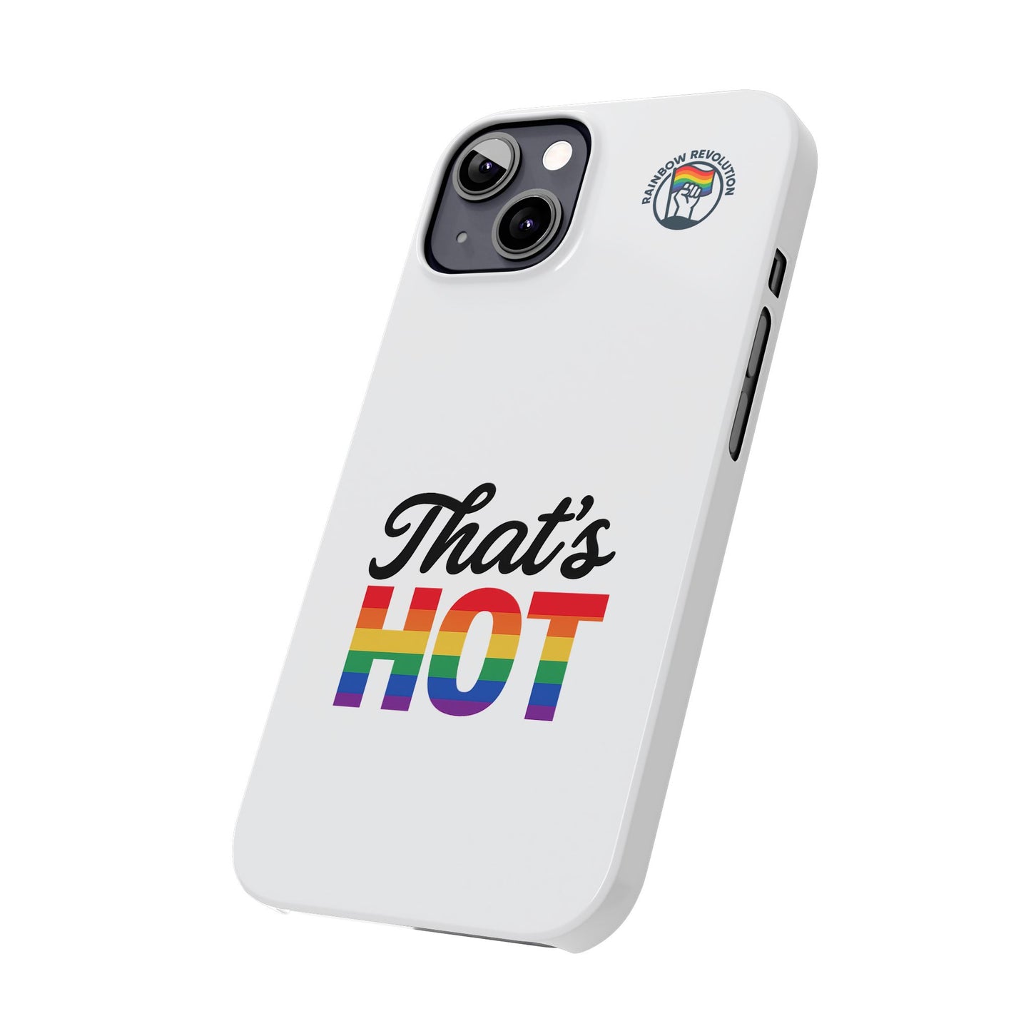 Rainbow Pride Slim Phone Cases | LGBTQ+ Accessories, Gifts for Friends, Trendy Phone Cover, Summer Vibes