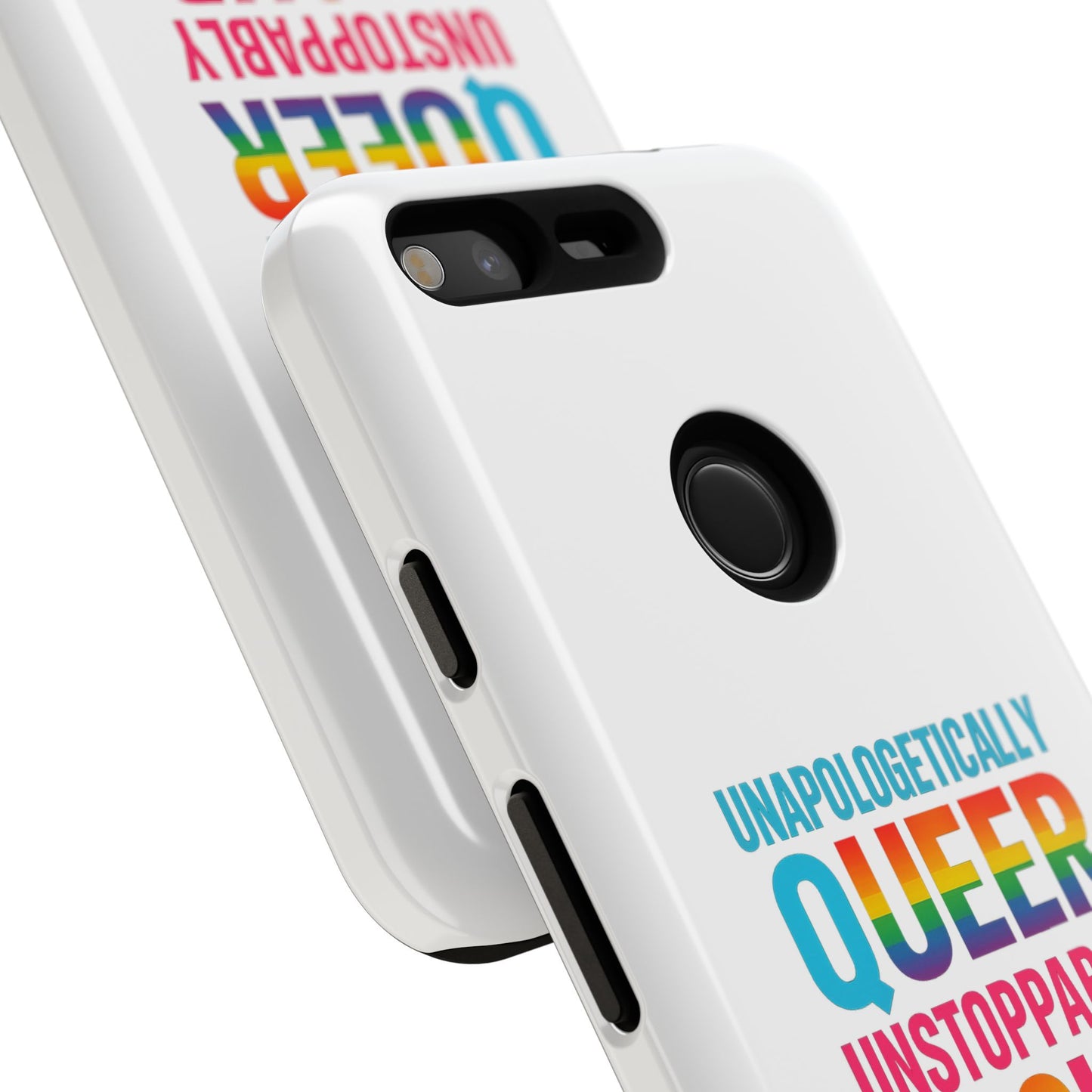 Pride Phone Case - Unapologetically Queer, LGBTQ+ Accessory, Colorful Phone Cover, Rainbow Gift, Queer Pride