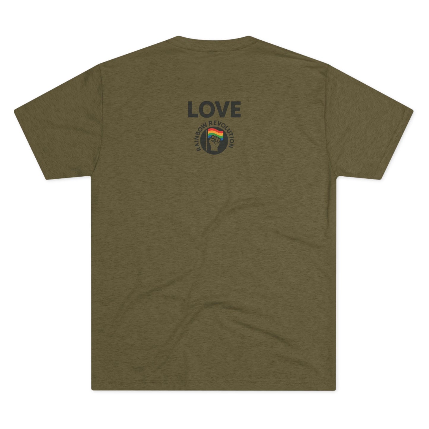 Pride Unisex Tee with Love Design - LGBTQ+ Celebration Shirt, Affirmation Apparel, Support Shirt, Gift for Allies, Festival Wear