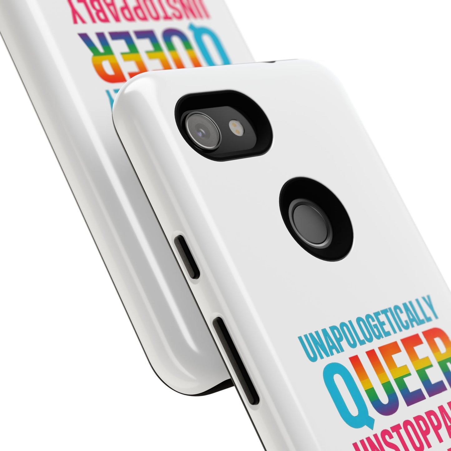 Pride Phone Case - Unapologetically Queer, LGBTQ+ Accessory, Colorful Phone Cover, Rainbow Gift, Queer Pride