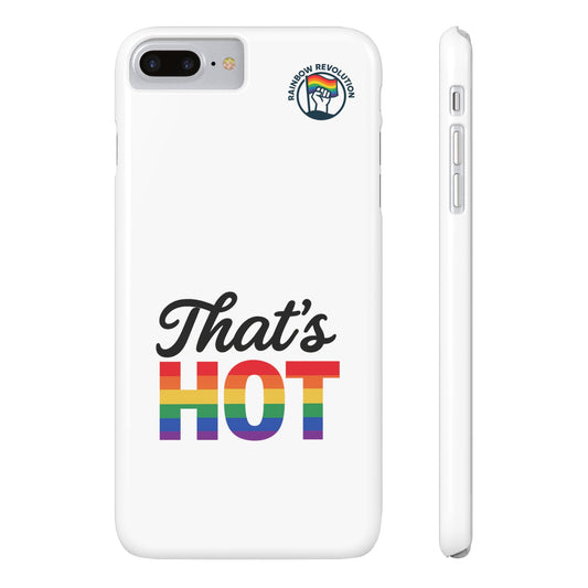 Rainbow Pride Slim Phone Cases | LGBTQ+ Accessories, Gifts for Friends, Trendy Phone Cover, Summer Vibes
