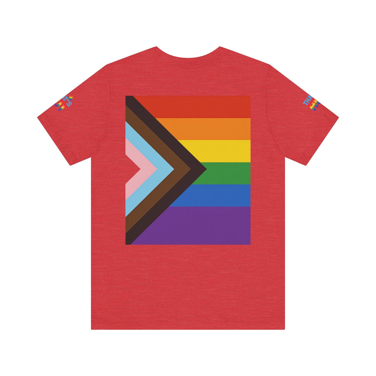 Pride Rainbow Tee, Unisex Short Sleeve Shirt, LGBTQ+ Apparel, Comfortable Summer Top, Celebratory Outfit, Gift for Allies