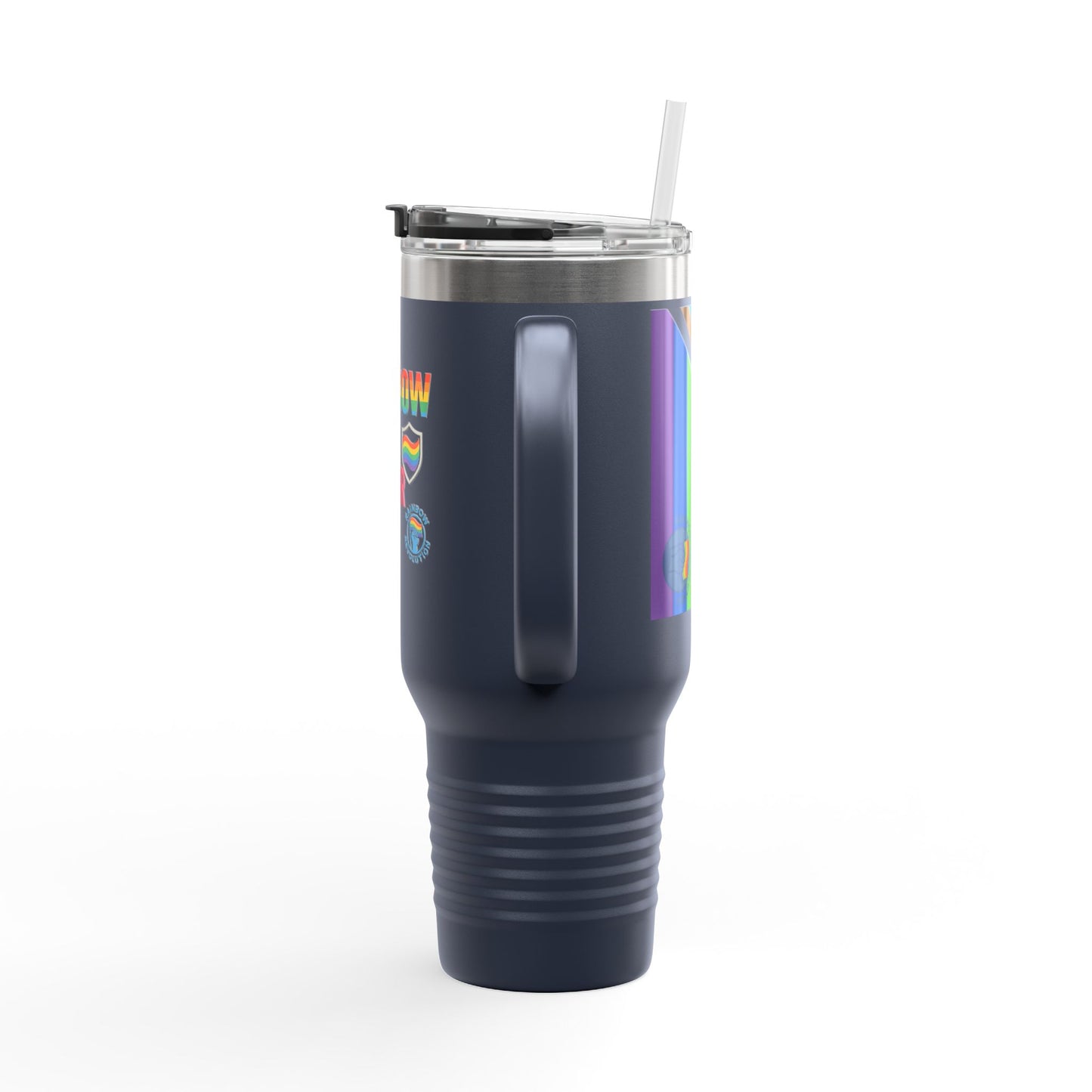 Vibrant Insulated Travel Mug, 40oz | Perfect for LGBTQ+ Pride Celebrations, Everyday Hydration, Gifts for Friends, Outdoor Adventures, [...]