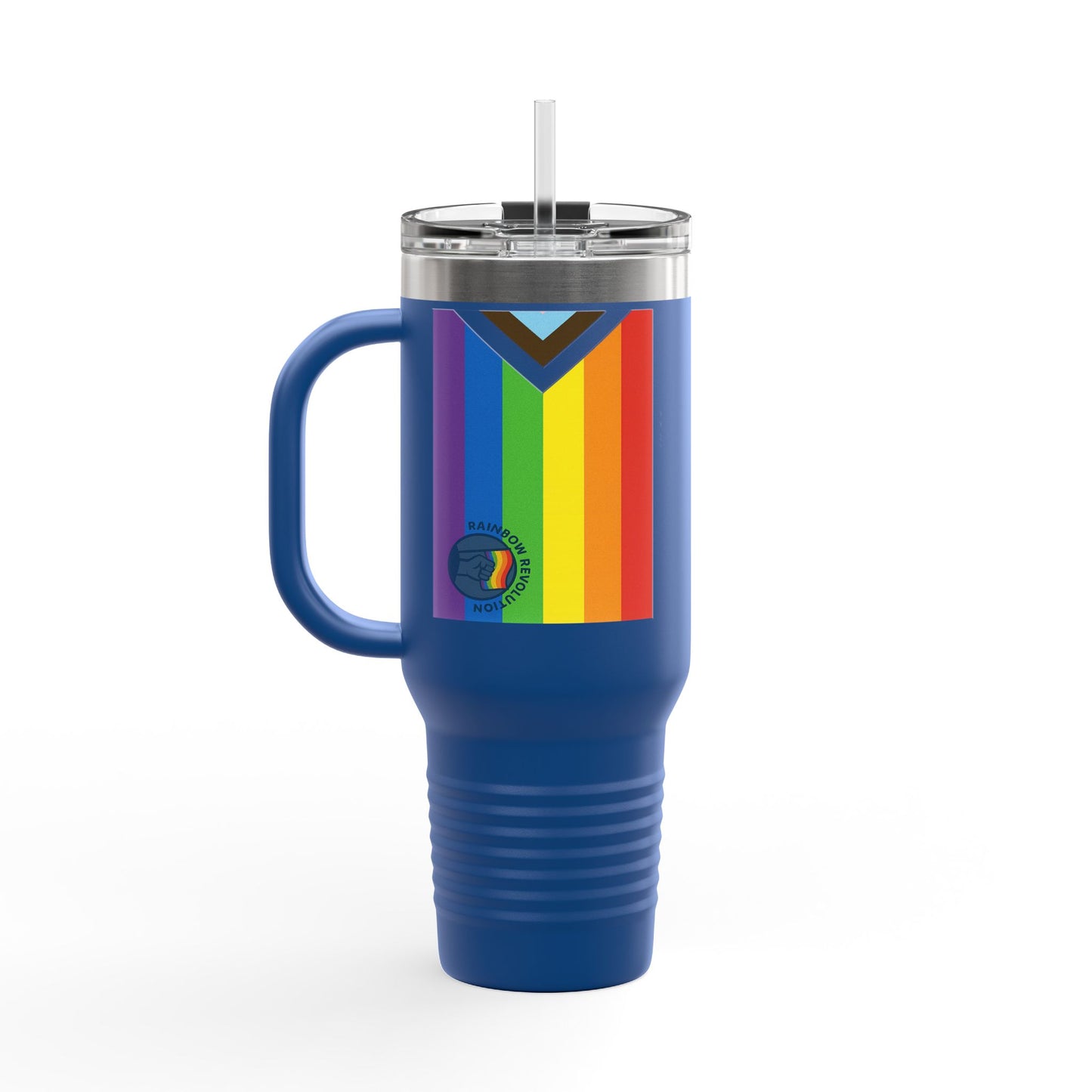 Vibrant Insulated Travel Mug, 40oz | Perfect for LGBTQ+ Pride Celebrations, Everyday Hydration, Gifts for Friends, Outdoor Adventures, [...]