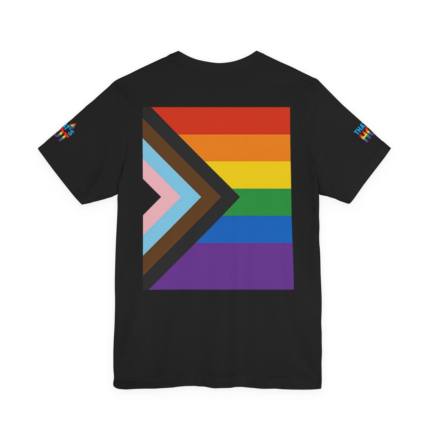 Pride Rainbow Tee, Unisex Short Sleeve Shirt, LGBTQ+ Apparel, Comfortable Summer Top, Celebratory Outfit, Gift for Allies