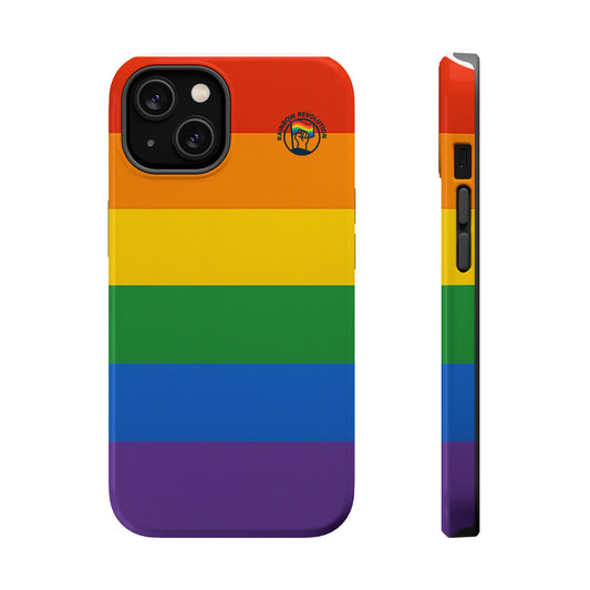 Rainbow Pride Magnetic Phone Case | LGBTQ+ Accessories, Colorful Phone Protection, Gift for Pride Month, Unique Cell Cover