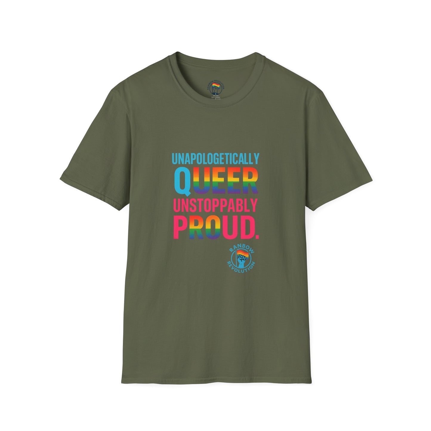 Unisex Pride T-Shirt - Unapologetically Queer Unstoppably Proud, LGBTQ+ Apparel, LGBTQ Pride Shirt, Gay Pride Tee, Rainbow Shirt, Gift [...]