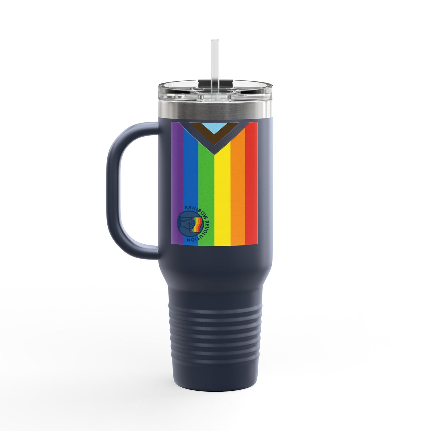 Vibrant Insulated Travel Mug, 40oz | Perfect for LGBTQ+ Pride Celebrations, Everyday Hydration, Gifts for Friends, Outdoor Adventures, [...]