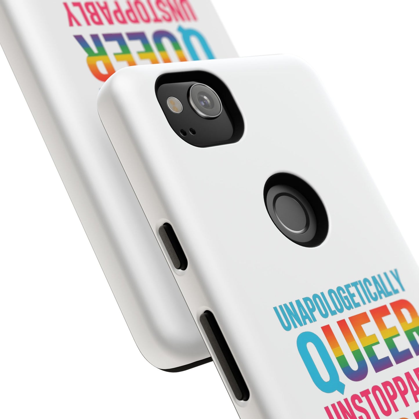 Pride Phone Case - Unapologetically Queer, LGBTQ+ Accessory, Colorful Phone Cover, Rainbow Gift, Queer Pride
