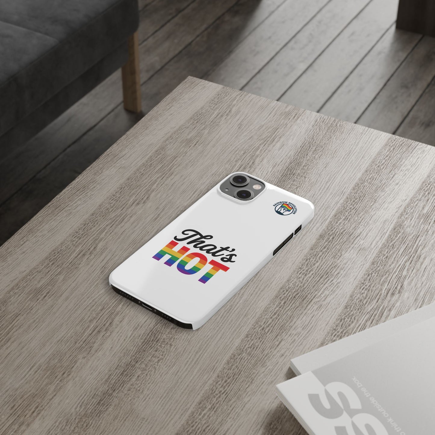 Rainbow Pride Slim Phone Cases | LGBTQ+ Accessories, Gifts for Friends, Trendy Phone Cover, Summer Vibes