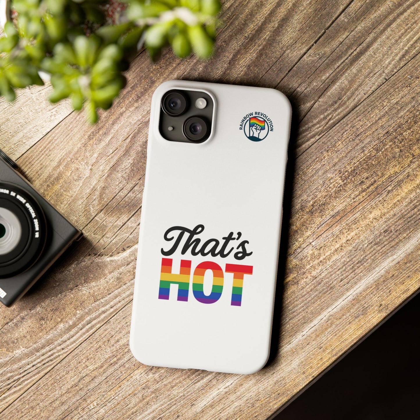 Rainbow Pride Slim Phone Cases | LGBTQ+ Accessories, Gifts for Friends, Trendy Phone Cover, Summer Vibes