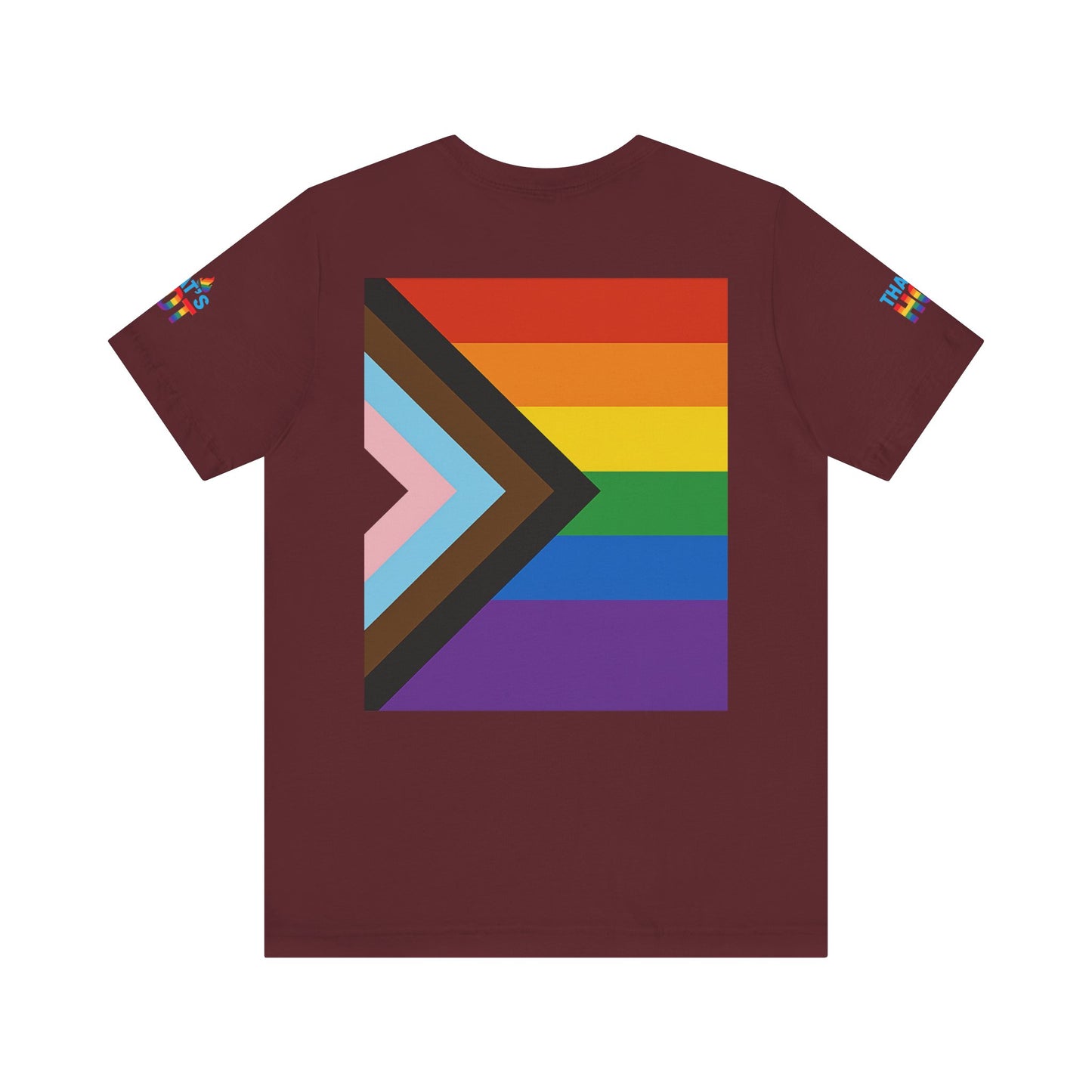Pride Rainbow Tee, Unisex Short Sleeve Shirt, LGBTQ+ Apparel, Comfortable Summer Top, Celebratory Outfit, Gift for Allies