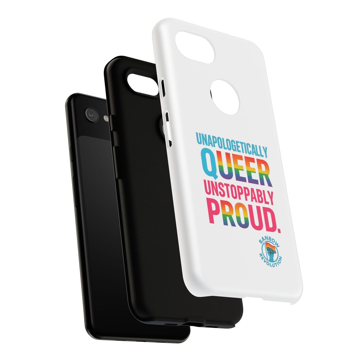 Pride Phone Case - Unapologetically Queer, LGBTQ+ Accessory, Colorful Phone Cover, Rainbow Gift, Queer Pride