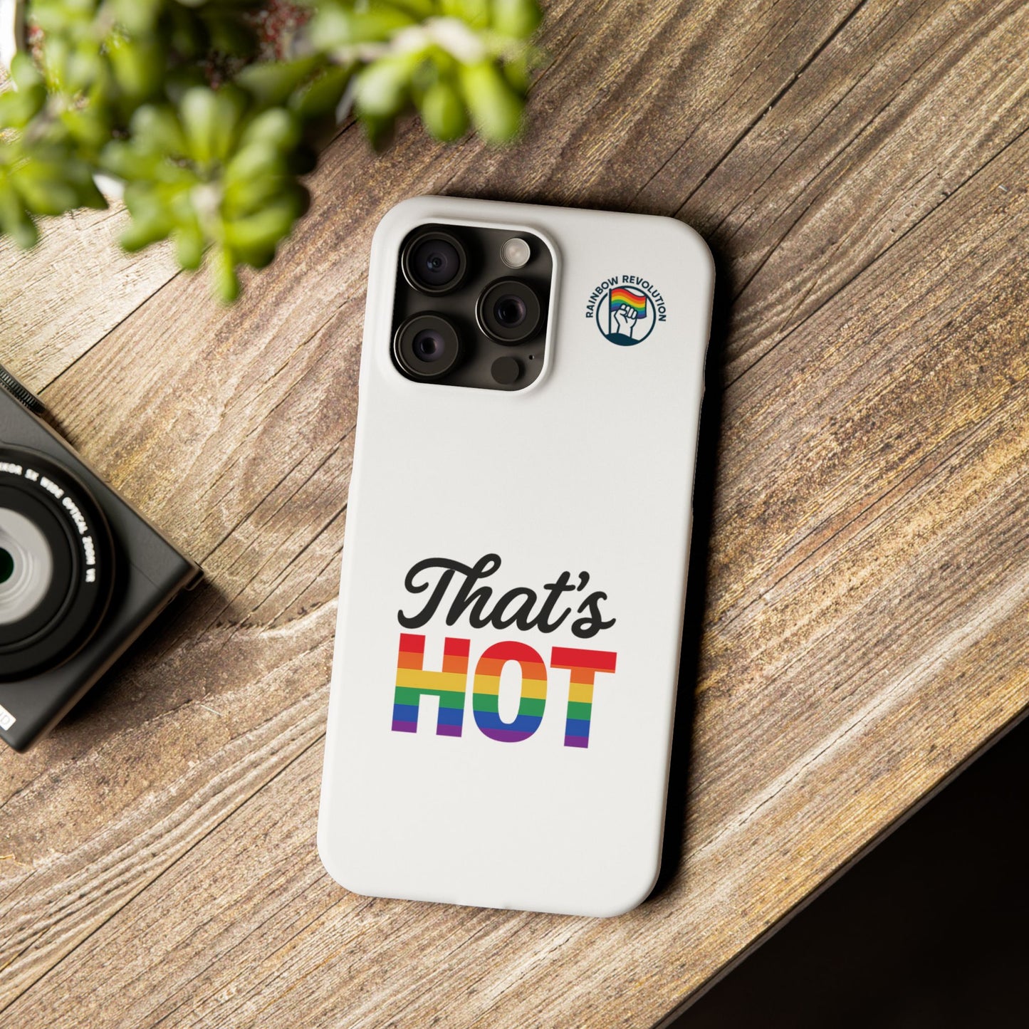 Rainbow Pride Slim Phone Cases | LGBTQ+ Accessories, Gifts for Friends, Trendy Phone Cover, Summer Vibes