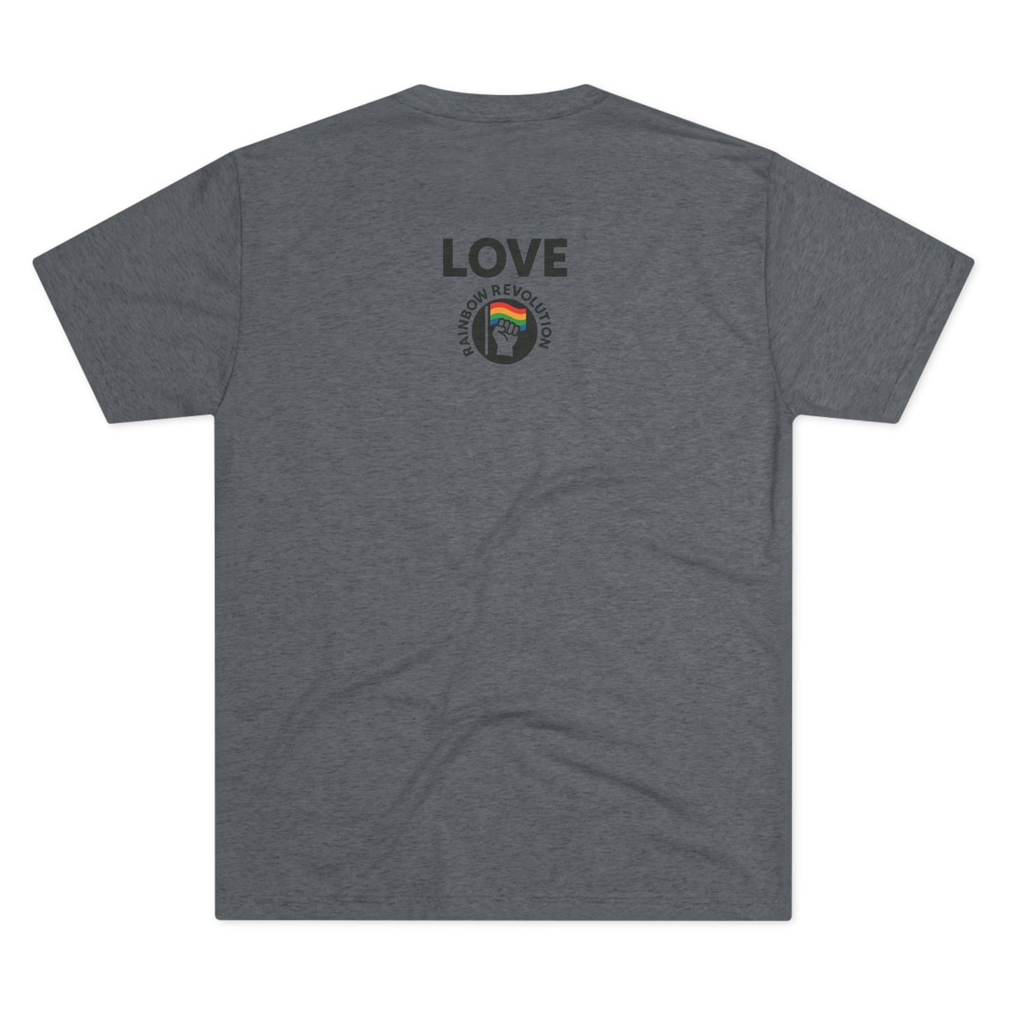 Pride Unisex Tee with Love Design - LGBTQ+ Celebration Shirt, Affirmation Apparel, Support Shirt, Gift for Allies, Festival Wear
