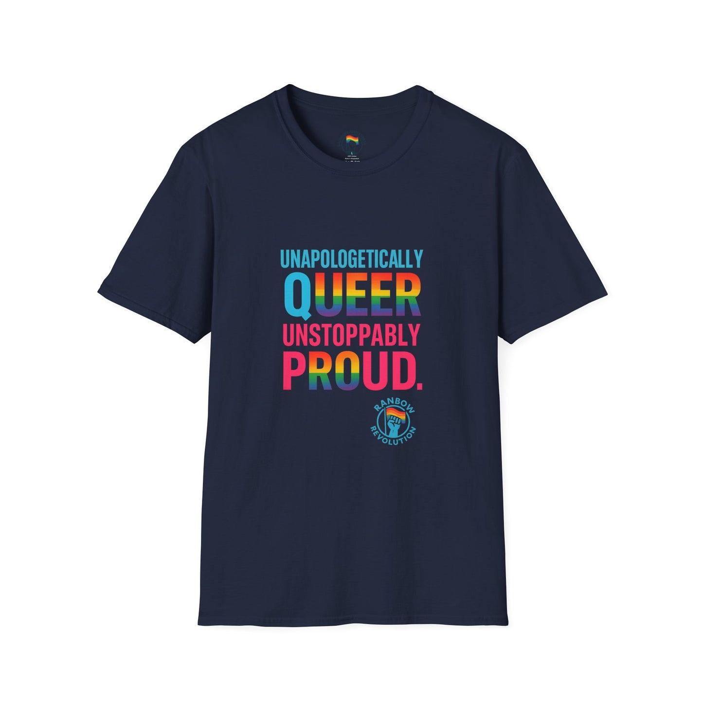 Unisex Pride T-Shirt - Unapologetically Queer Unstoppably Proud, LGBTQ+ Apparel, LGBTQ Pride Shirt, Gay Pride Tee, Rainbow Shirt, Gift [...]