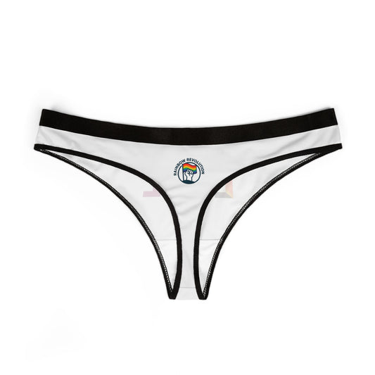 Colorful Love Women's Thongs - Celebratory Intimates for Every Day, Pride, Anniversary, Gift for Her