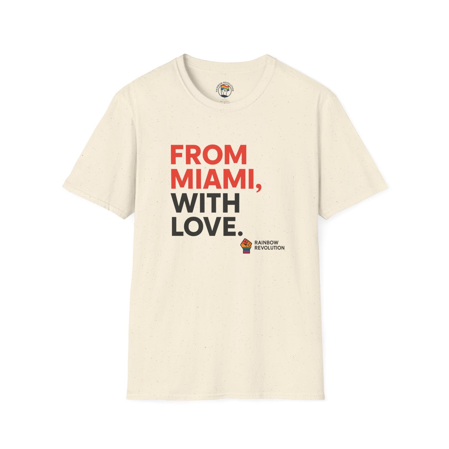 Miami Love Unisex T-Shirt, Casual Tee, Travel Souvenir, Gift for Him or Her, Statement Shirt, Summer Wear