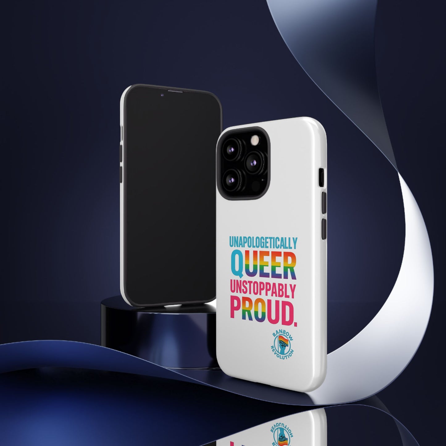 Pride Phone Case - Unapologetically Queer, LGBTQ+ Accessory, Colorful Phone Cover, Rainbow Gift, Queer Pride