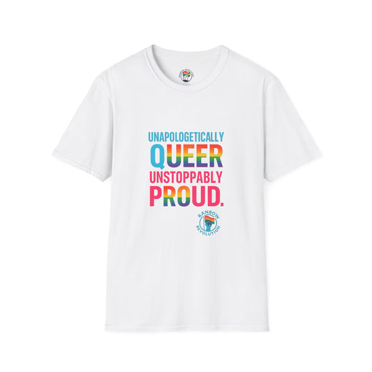 Unisex Pride T-Shirt - Unapologetically Queer Unstoppably Proud, LGBTQ+ Apparel, LGBTQ Pride Shirt, Gay Pride Tee, Rainbow Shirt, Gift [...]