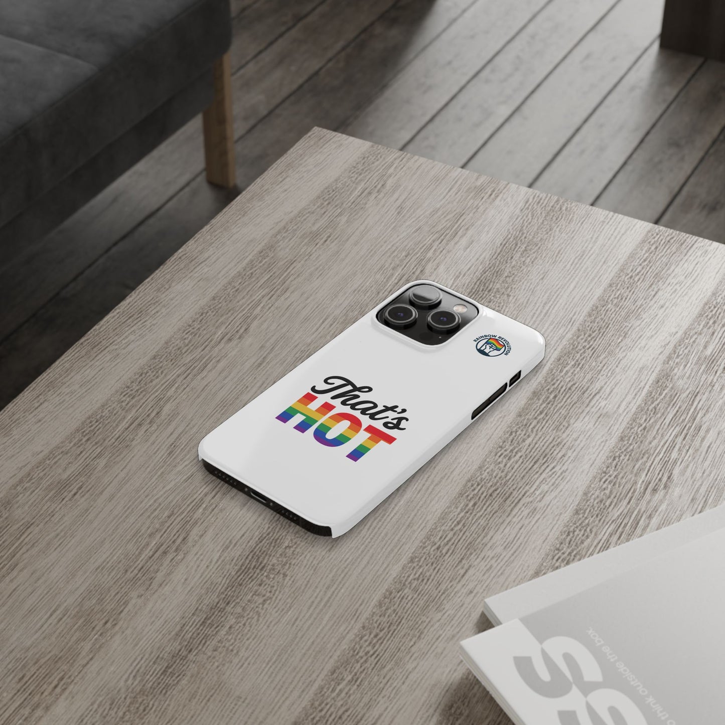 Rainbow Pride Slim Phone Cases | LGBTQ+ Accessories, Gifts for Friends, Trendy Phone Cover, Summer Vibes