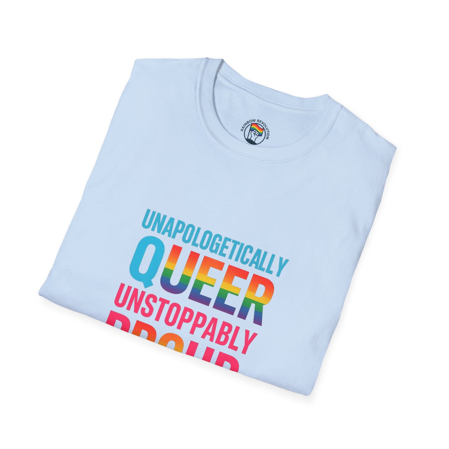 Unisex Pride T-Shirt - Unapologetically Queer Unstoppably Proud, LGBTQ+ Apparel, LGBTQ Pride Shirt, Gay Pride Tee, Rainbow Shirt, Gift [...]