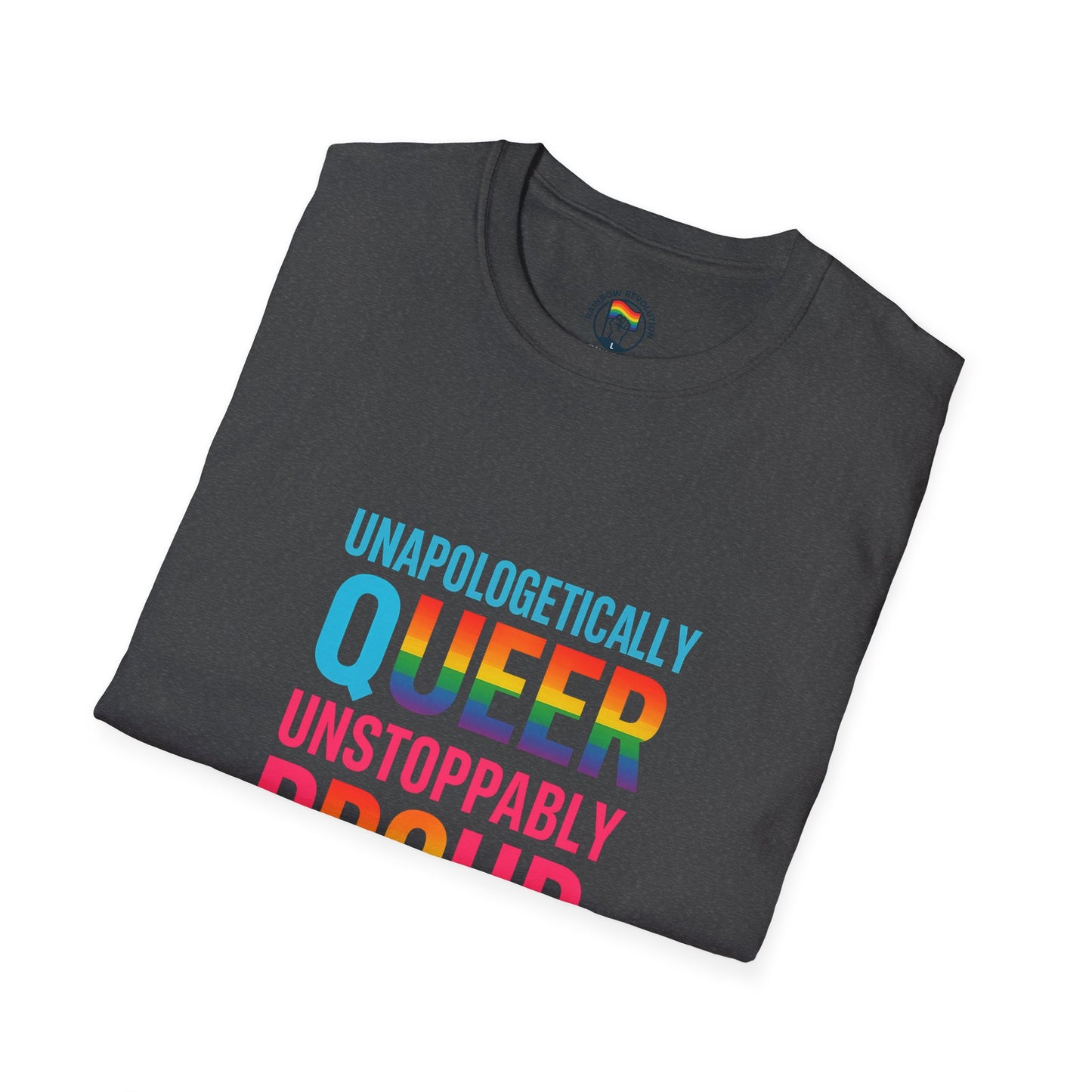 Unisex Pride T-Shirt - Unapologetically Queer Unstoppably Proud, LGBTQ+ Apparel, LGBTQ Pride Shirt, Gay Pride Tee, Rainbow Shirt, Gift [...]