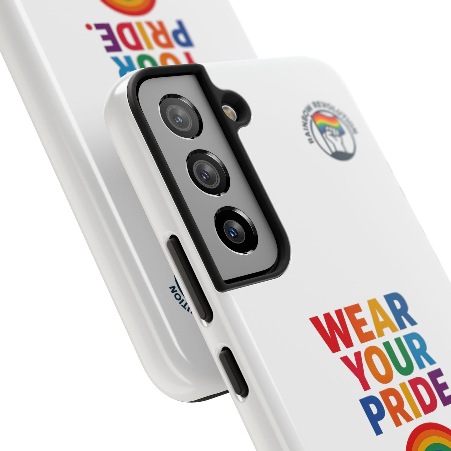 Pride Phone Cases - Wear Your Pride, Live Your Revolution - LGBTQ+ Accessories, Colorful Cases, Gift for Pride Month, Support Equality