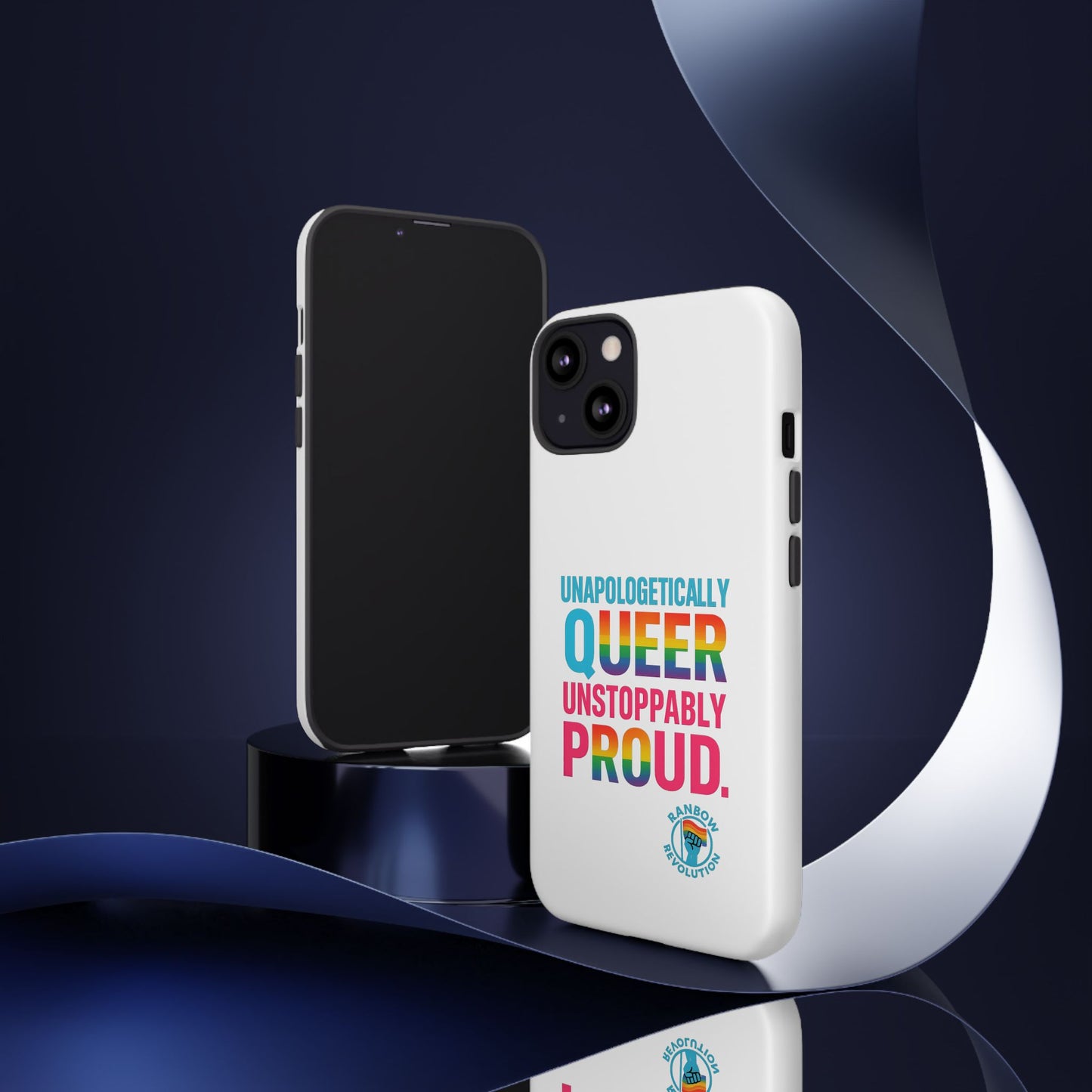 Pride Phone Case - Unapologetically Queer, LGBTQ+ Accessory, Colorful Phone Cover, Rainbow Gift, Queer Pride