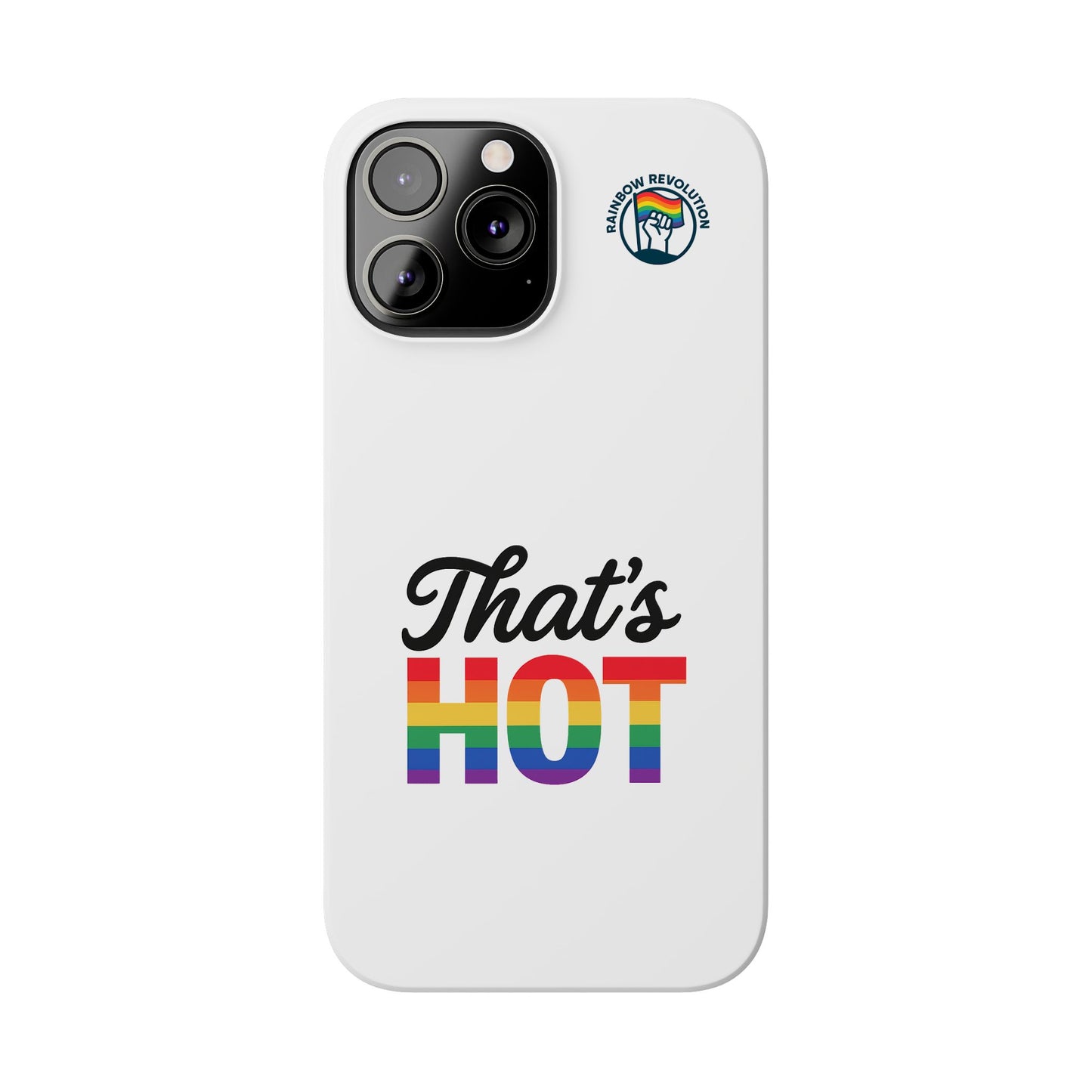 Rainbow Pride Slim Phone Cases | LGBTQ+ Accessories, Gifts for Friends, Trendy Phone Cover, Summer Vibes